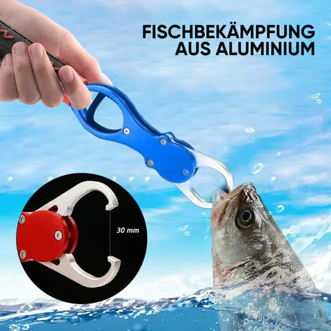 Fish control device made of aluminum alloy with weighing