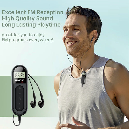 Portable Mini Pocket FM Radio