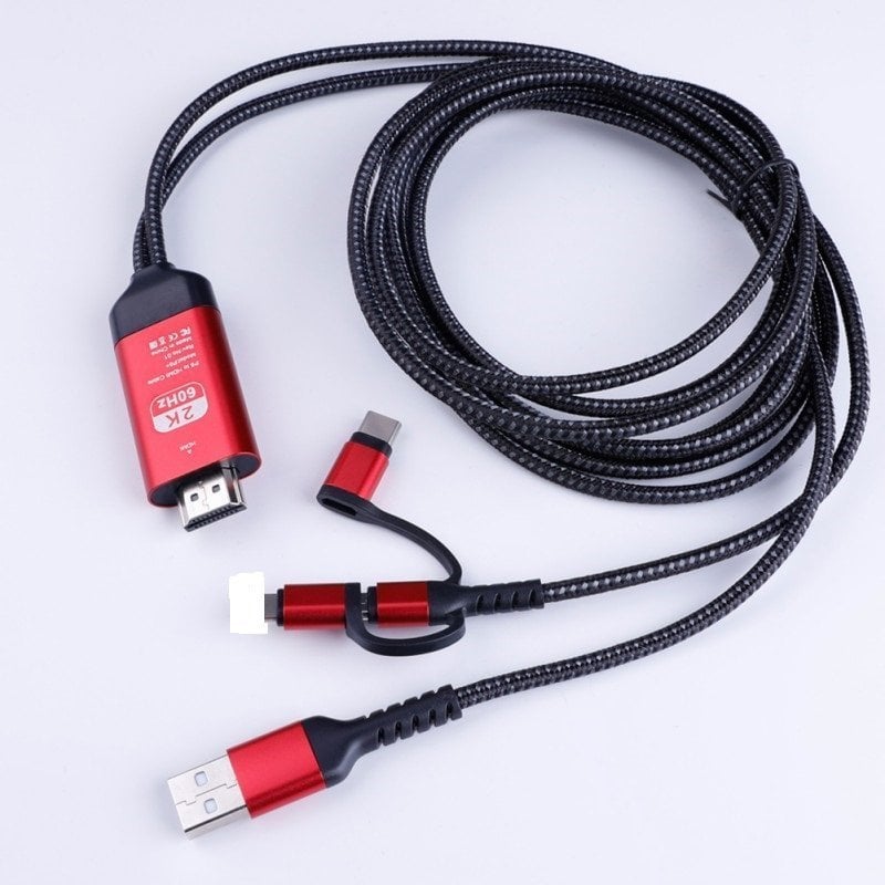 🔥BIG SALE🔥 1080P No Lagging HDMI TV Cable 📺📺No network required for screen casting