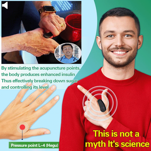 🔥LAST DAY Promotion 50% OFF🔥Blood sugar hand pressure point massage clip