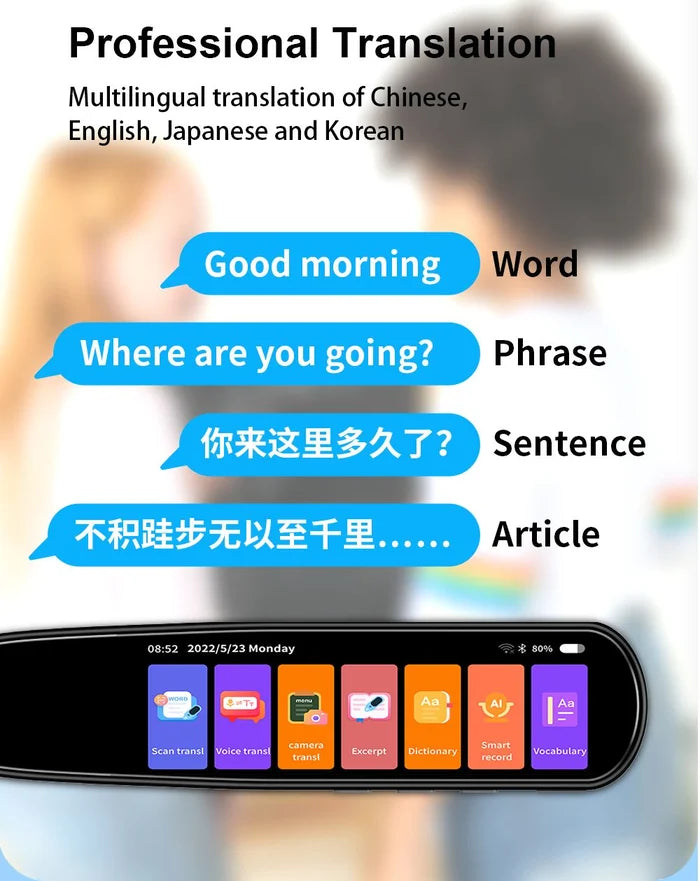 HOT SALE❤️-112 Language Translation Scanning Reading Pen