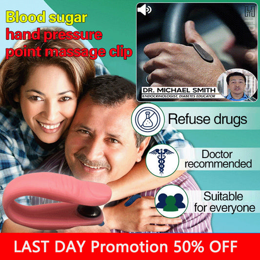 🔥LAST DAY Promotion 50% OFF🔥Blood sugar hand pressure point massage clip