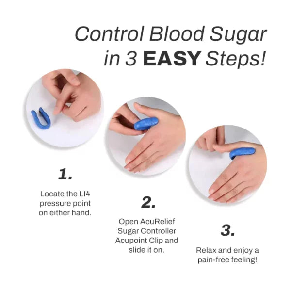 AcuRelief SugarController Acupoint Clip