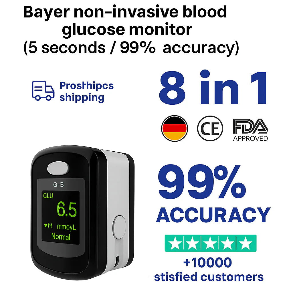 Bayer Non-Invasive Blood Glucose Monitor – 5 Seconds / 99% Accuracy