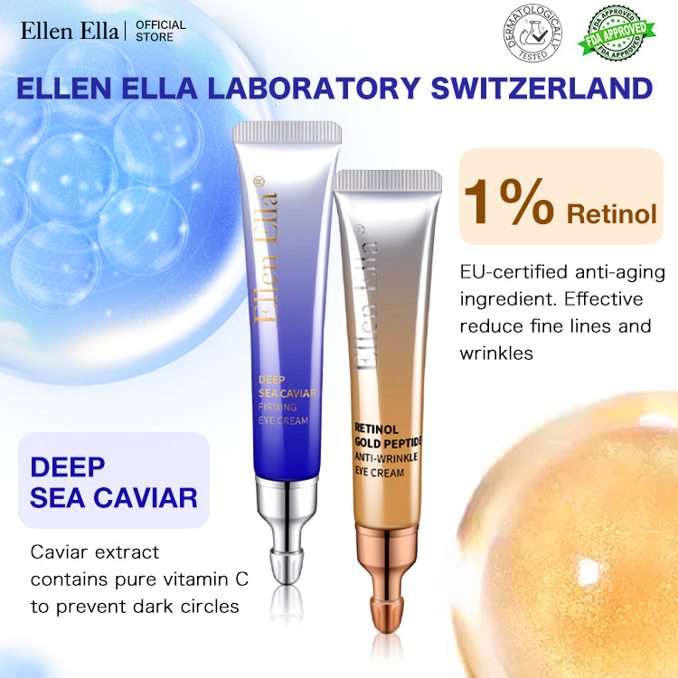 ELLEN ELLA Advanced Eye Cream - Remove Dark Circles, Eye Bags, Wrinkles