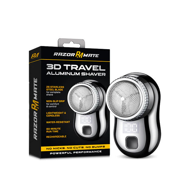 RazorMate 3D Travel Aluminum Shaver - Flash sales! Limited Stocks 💲 up to 80% Off