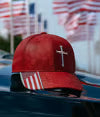🔥Last Day Promotion 49% OFF✝️Adjustable Jesus 3 Nail Cross Hat🎁With Free 4" Decal