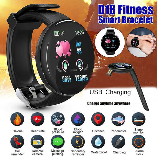 D18 Smart Bracelet-Intelligent monitoring of health and exercise status