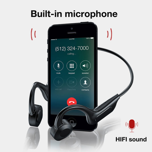 45% off - Upgraded Bone Conduction Stereo Bluetooth Headphones