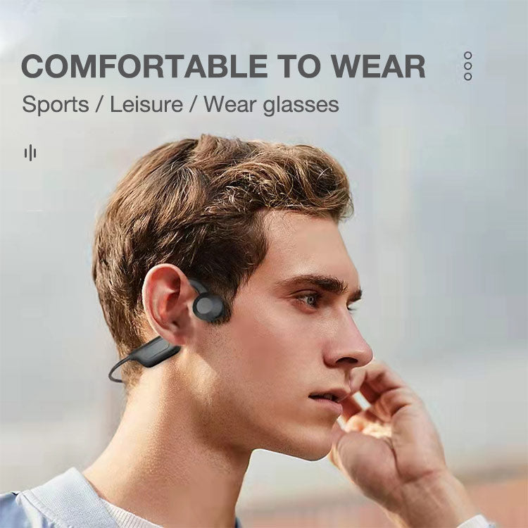 45% off - Upgraded Bone Conduction Stereo Bluetooth Headphones