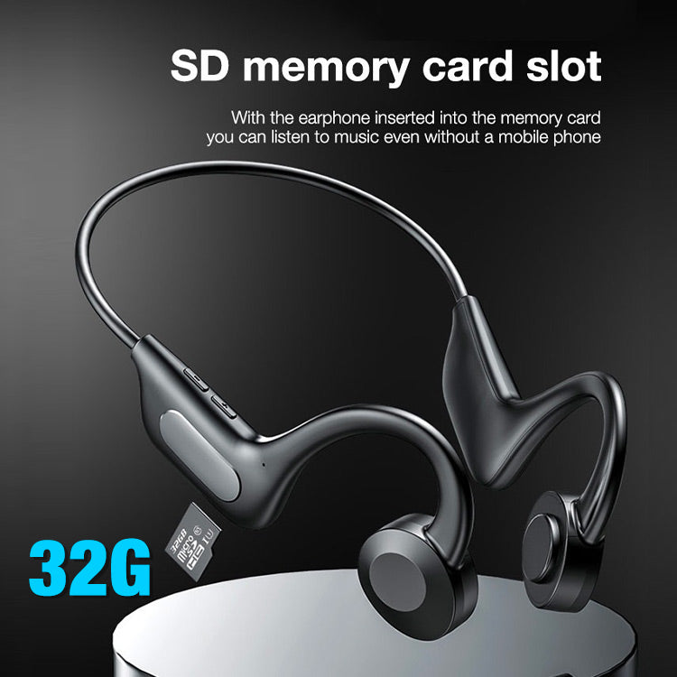 45% off - Upgraded Bone Conduction Stereo Bluetooth Headphones