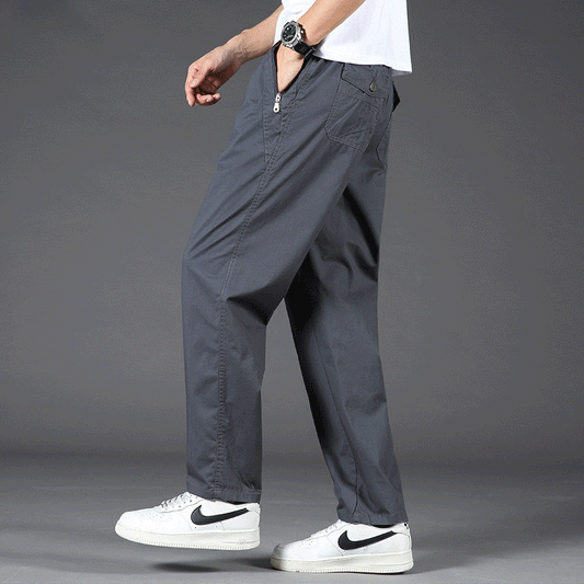 【Hot Sale】2025 Men's Large Size Straight Cargo Pants