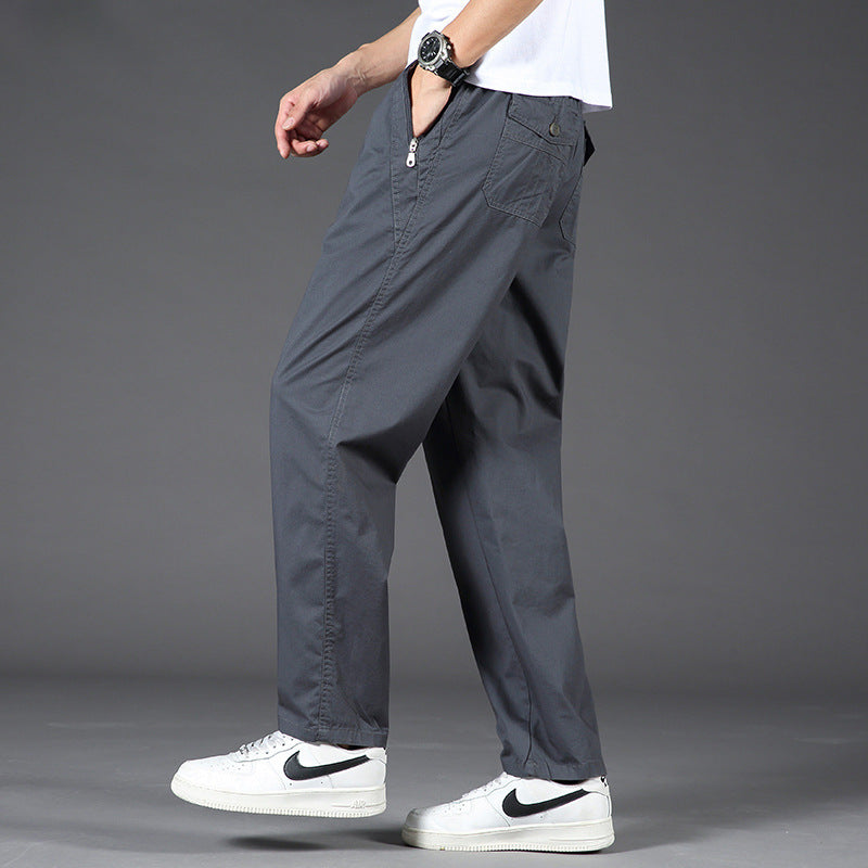 【Hot Sale】2025 Men's Large Size Straight Cargo Pants