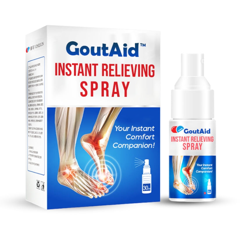 GoutAid™ Instant Relieving Spray - 80% Limited Discounts with 30-Days Money-Back Guarantee!..