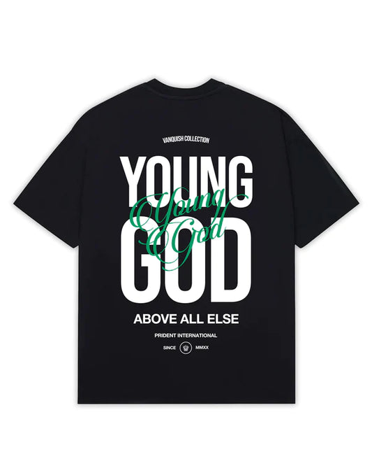 YOUNG GOD T-SHIRT - BLACK