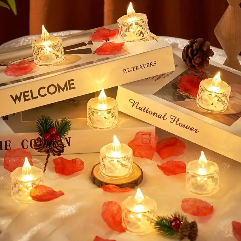 Crystal Flameless Candle Light
