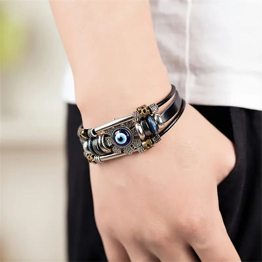 Turkish lucky evil eye bracelet jewelry for men and women