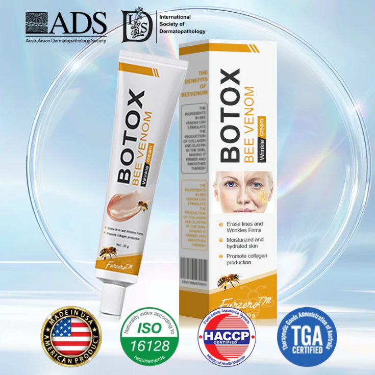 👨‍⚕️ LAST DAY 49% OFF✅ Botox Bee Venom Wrinkle Removal Cream