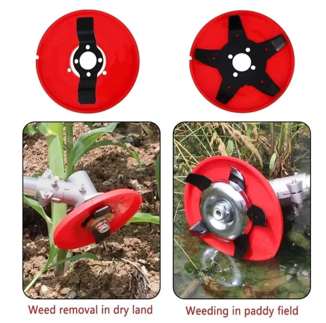 Amphibious weeding disc (Dual-use for paddy fields and drylands)