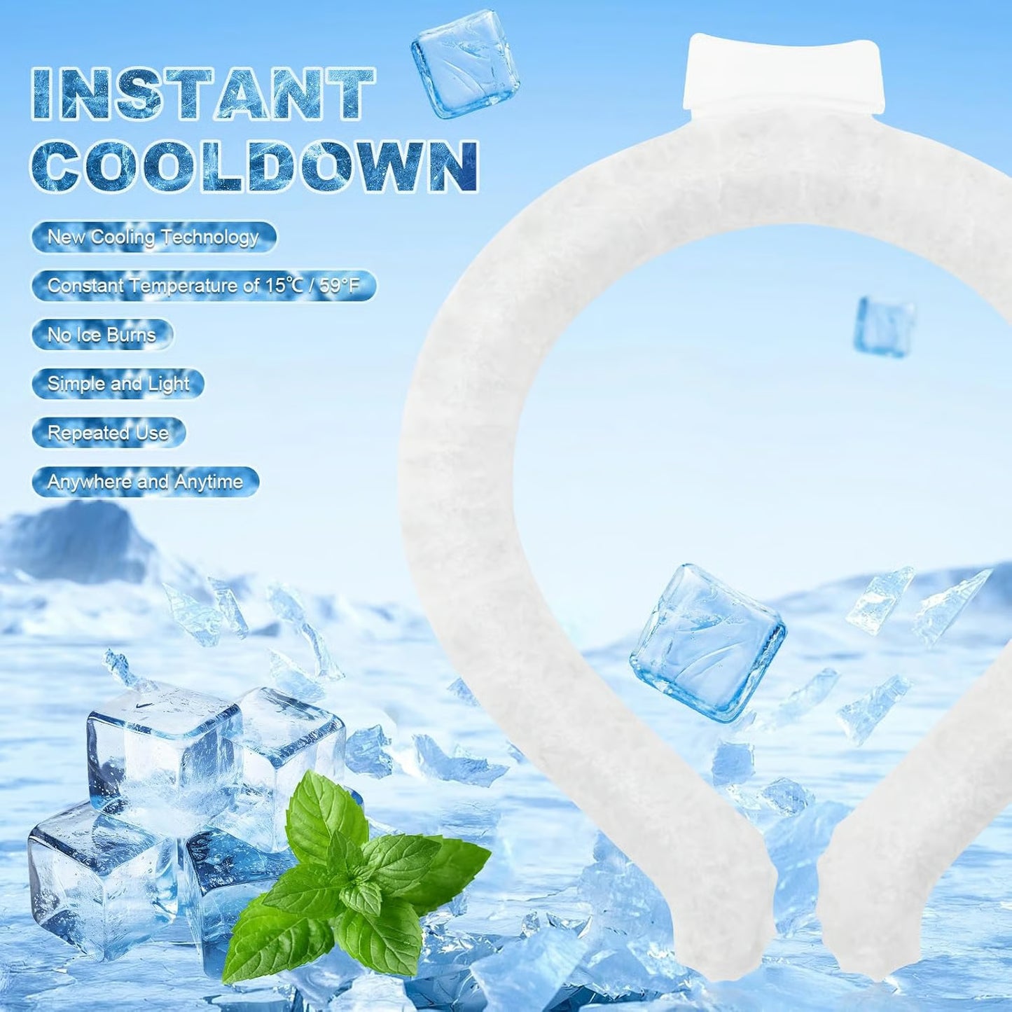 🏆 50K+ SOLD! – Almost Gone💥🧊Neck Ice Collar