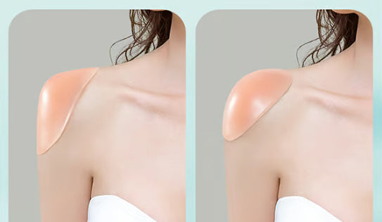 Naturally Silicone -Transparent Anti-slip Shoulder Pads