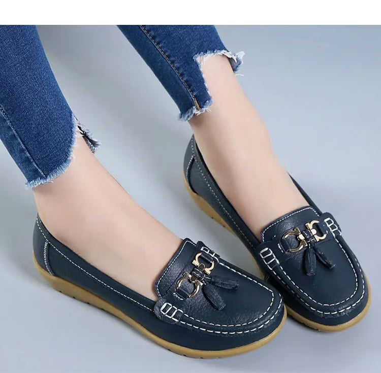 Women's Leather Breathable Moccasins Shoes