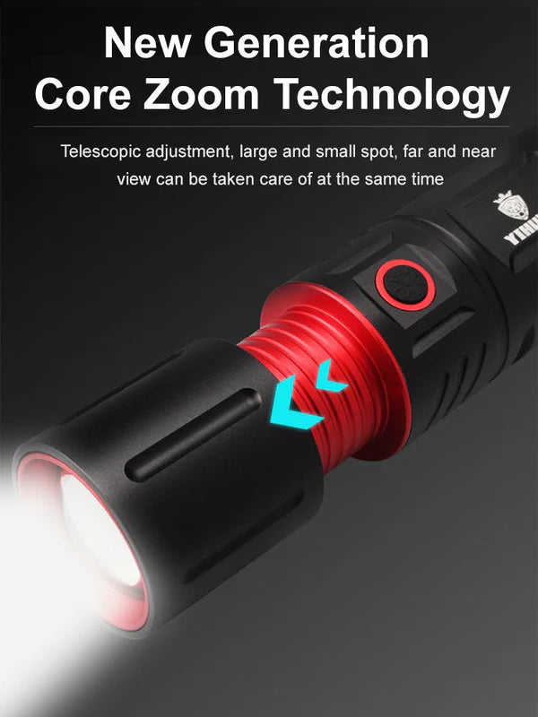 ✨Time-limited special offer✨Telescopic Zoom Long-Range Outdoor Bright Flashlight