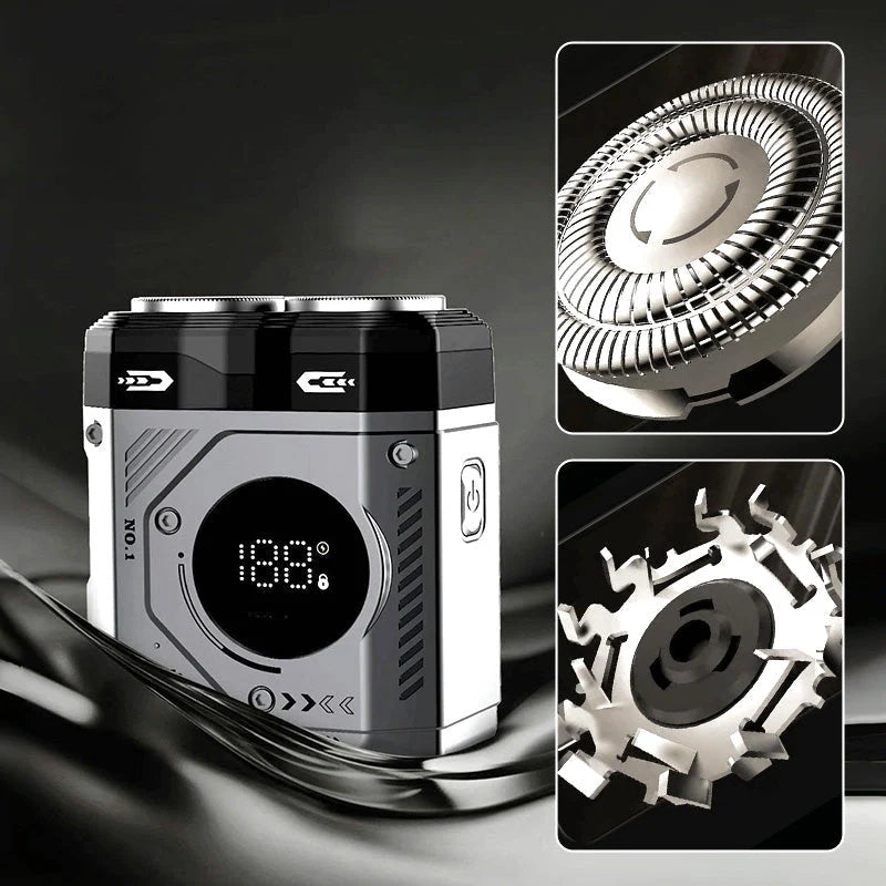 ⏰LAST DAY SALE 60% OFF🔥 Men's Portable Dual-Blade Washable Shaver