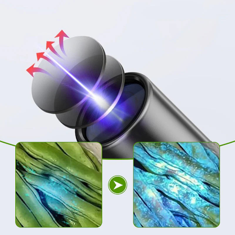 🛡️UV Black Light Flashlight for Vegetable Inspection