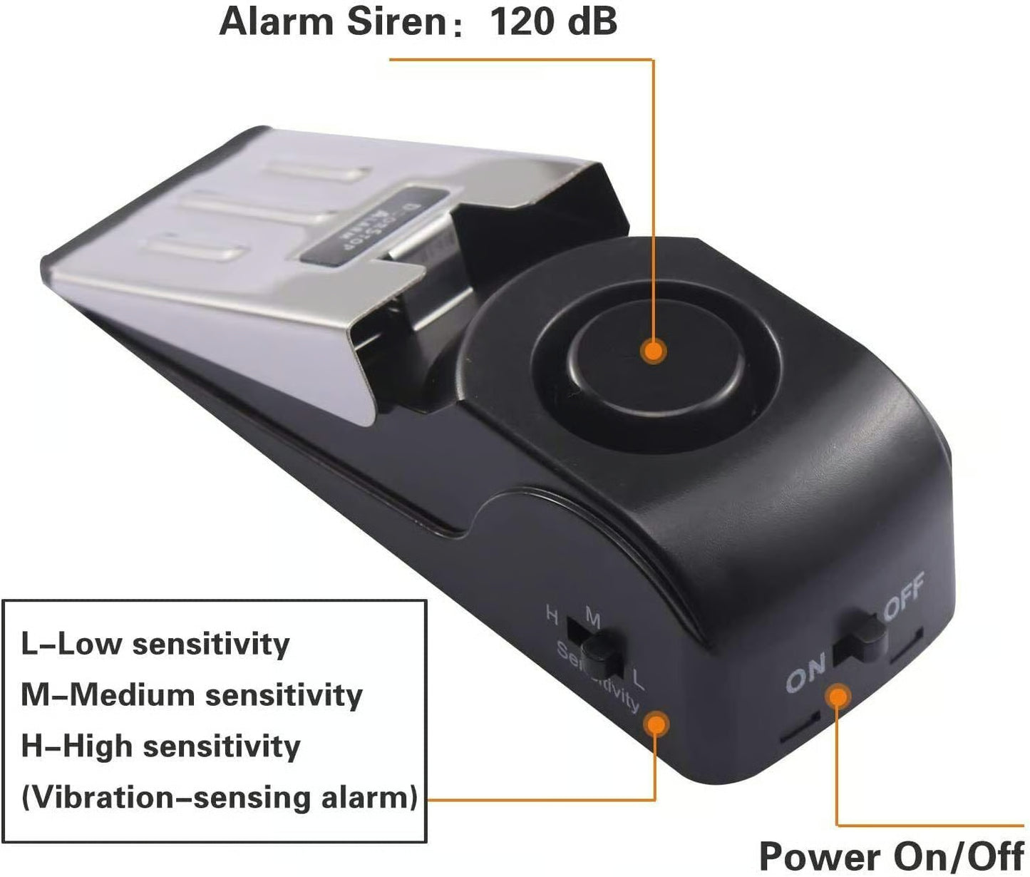 Portable Door Stop Security Alarm