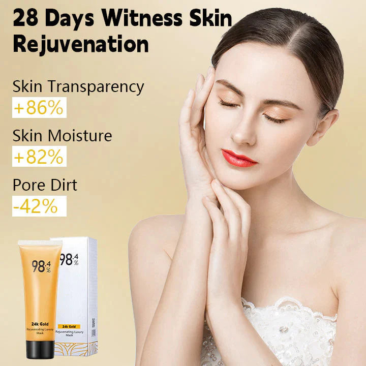 24k Gold Rejuvenating Luxury Mask