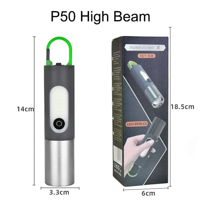 Multifunctional Rechargeable Flashlight