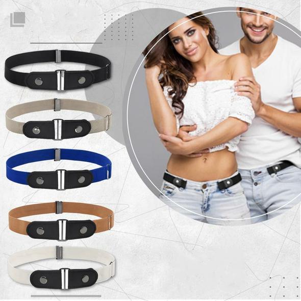 Buckle-free Invisible Elastic Waist Belts【The latest fashion trends in Europe and America】